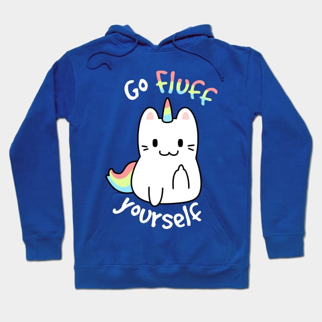 Go Fluff Yourself - Caticorn Hoodie by G! Zone